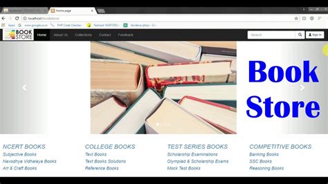 Book Store Php Project With Source Code Php Project Tutorial Youtube