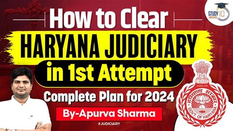 How To Clear Haryana Judiciary In St Attempt Complete Plan By