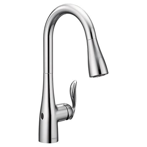 Moen Arbor Touchless Single Handle Pull Down Sprayer Kitchen Faucet With Motionsense Wave