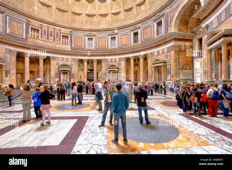 Interior of Pantheon, Rome Stock Photo - Alamy