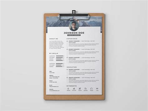 Free Timeline Resume Template (FREEBIE) by James Han on Dribbble