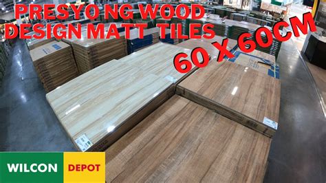 Presyo Ng Wood Design Matt Tiles X Cm Sa Wilcon Youtube