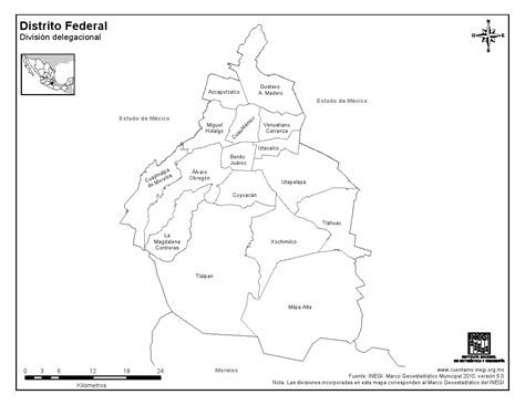 Mapa Para Imprimir De Ciudad De México Mapa De Municipios De Ciudad De