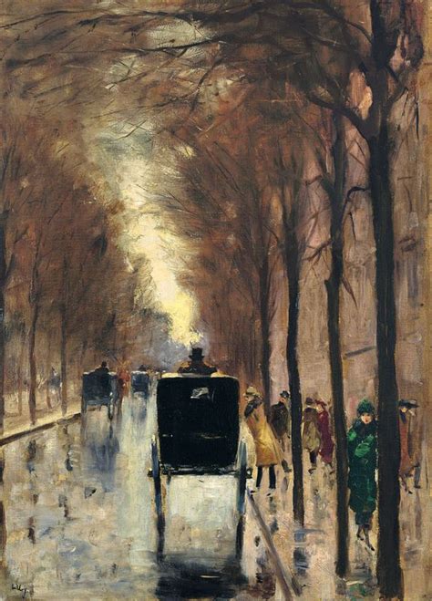 Berlin Street Scene 1920 Lesser Ury Germany 1861 1931