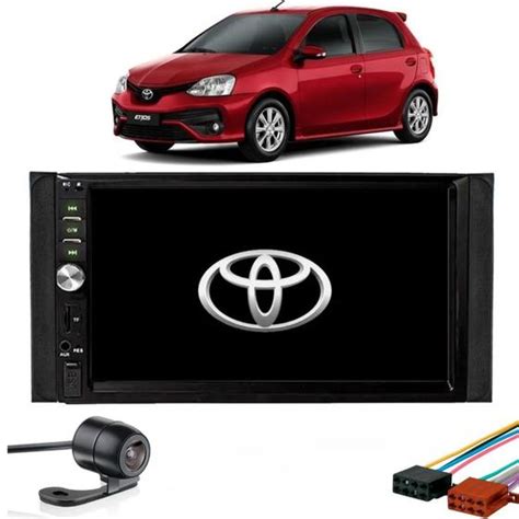 Central Multimidia Etios 2020 Mp5 Espelhamento Moldura Câmera De Ré