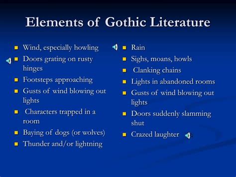 Ppt The Dark Romantics Gothic Literature Powerpoint Presentation Id