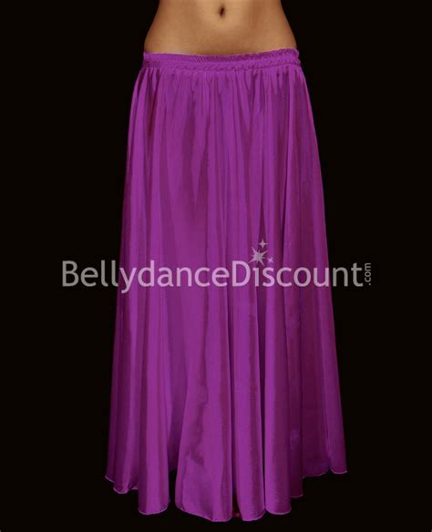 Purple Belly Dance Satin Skirt 2590