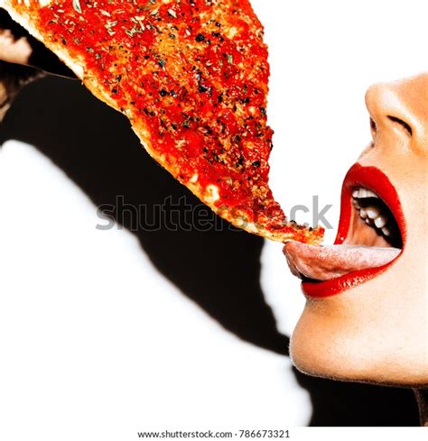 Pizza Porn Pizza Lover Sexy Girl Stock Photo 786673321 Shutterstock