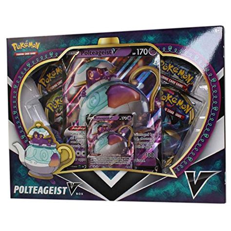 Pokemon Tcg Polteageist V Box 4 Booster Packs 1 Foil Card 1