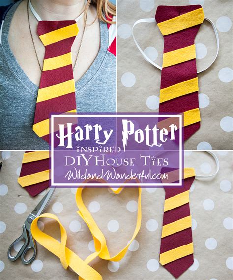 DIY Harry Potter House Ties | Wild+Wanderful