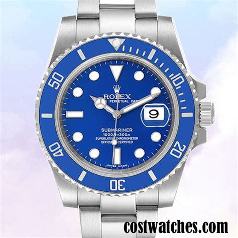 Rolex Submariner 116619LB 97209 Herren Rolex Calibre 2836 2813 15mm