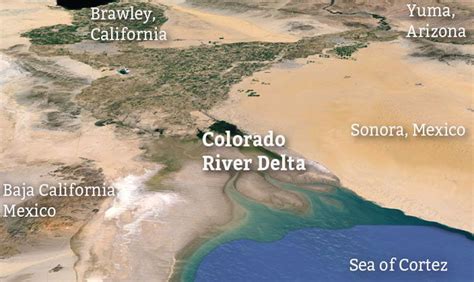 Colorado River Delta Map