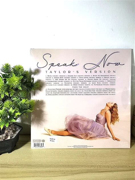 Sealed Taylor Swift Speak Now Taylors Version Orchid Marbled Vinyl