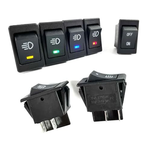 Gama Kcd Rocker Switch On Off Position Pins Led V A