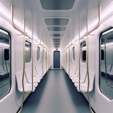 Premium Ai Image Metro Train Interior