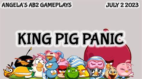 Angry Birds King Pig Panic Daily Challenge Today