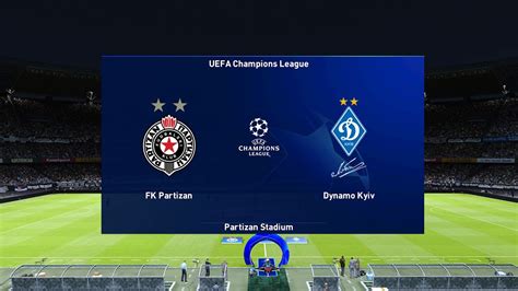 Partizan Dynamo Kyiv UEFA Champions League 2024 2025 EFootball