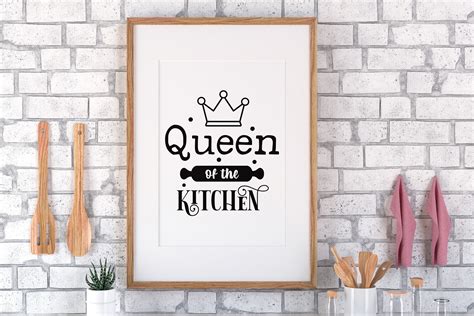 Queen Of The Kitchen Graphic By Smmrdesign Creative Fabrica