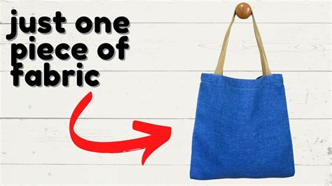 No Frills Diy Tote Bag Tutorial Easy Sewing Project For Beginners