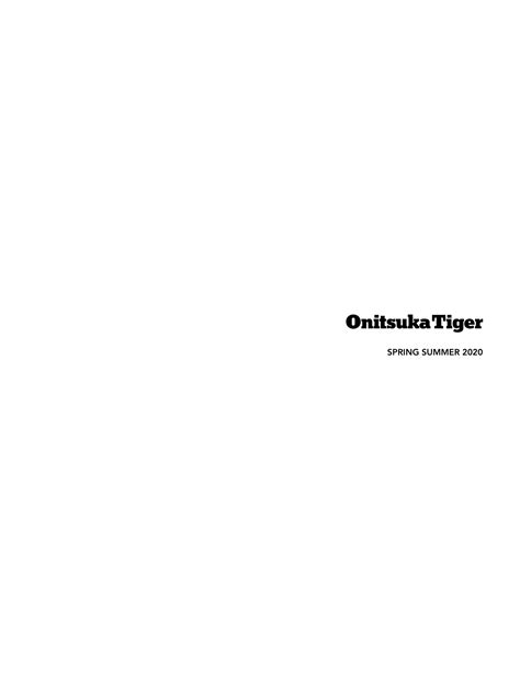 2020 Spring Summer Lookbook Onitsuka Tiger Magazine