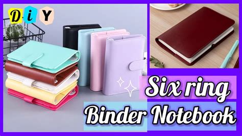 How To Make Six Ring Binder Notebook Diy Binder Notebook Old To New