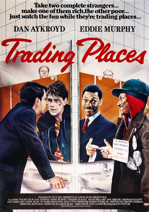 Trading Places Movie Poster - Classic 80's Vintage Poster - prints4u