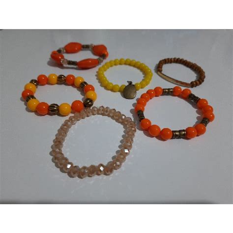 Pulseiras Variadas Metal E Resina Shopee Brasil