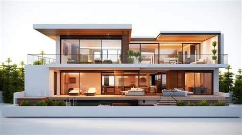 Premium AI Image | Photo of modern home 3d design