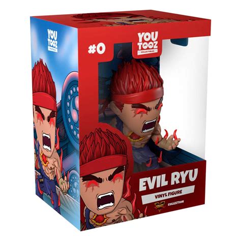 Youtooz Street Fighter Vinyl Figure Evil Ryu Cm Vaulted Collectibles