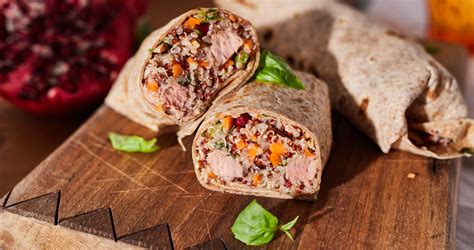 Tonhalas Quinoás Wrap Recept Tk Tortillából Street Kitchen