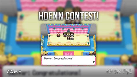 Hoenn Contest Ds Remix Pok Mon Diamond Pearl Platinum Youtube