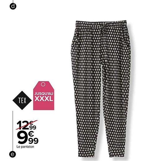 Promo Le Pantalon Tex Chez Carrefour Icatalogue Fr