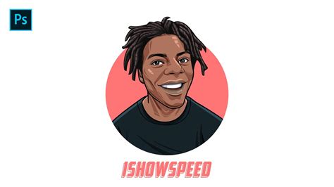 How to make Cartoon @IShowSpeed with Adobe Photoshop - YouTube