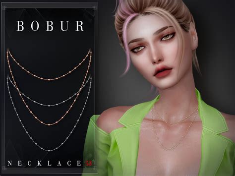 The Sims Resource Double Chain Necklace