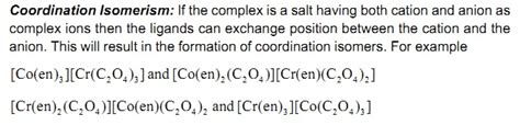 The Complexes Co NH3 6 Cr C2O4 3 And Cr NH3 6 Co C2O4 3