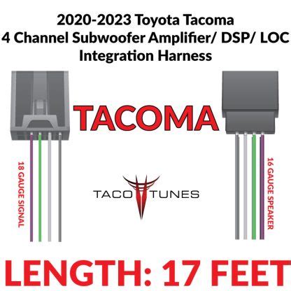 Toyota Tacoma Add Amplifiers To Factory Stereo Plug Play