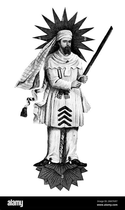 Zoroaster Ilustración Que Representa Al Fundador De Zoroastro C 1900