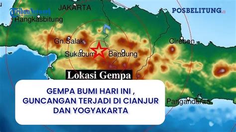 Gempa Bumi Hari Ini 1 Januari 2024 Guncangan Terjadi Di Cianjur Dan