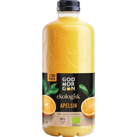 Juice Apelsin Ekologisk L God Morgon Handla Mat Online Fr N Din