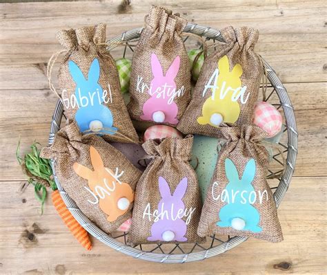 Easter Treat Bags Easter T For Kids Personalized Easter Treat Bags