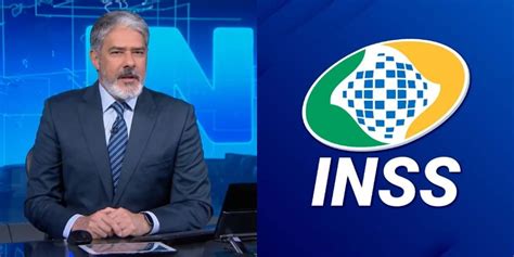 Bonner paralisa o Jornal Nacional e confirma a notícia do INSS