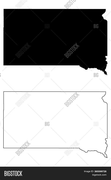 South Dakota Sd State Vector & Photo (Free Trial) | Bigstock