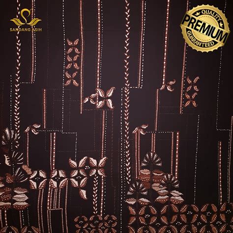 Jual Kain Batik Tulis Warna Alam Handmade Halus Motif Kembang