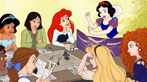 The Disney Princesses Play Dungeons And Dragons In Fan Art — Geektyrant