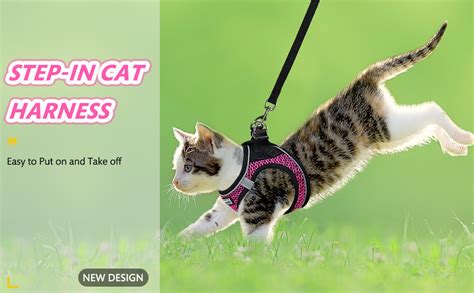 Pet Supplies Nanappice Cat Harness And Leash Set For Walking Escape