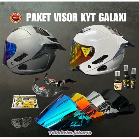 Jual Kaca Helm Kyt Galaxi Visor Open Venom Flat Kyt Galaxi Visor