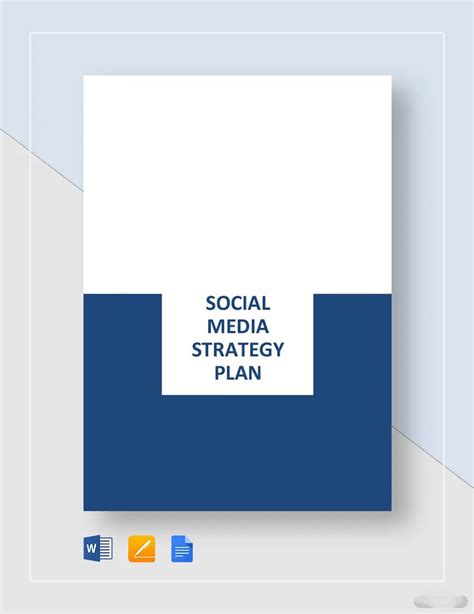 Social Media Strategy Plan Template in Word, Pages, Google Docs ...