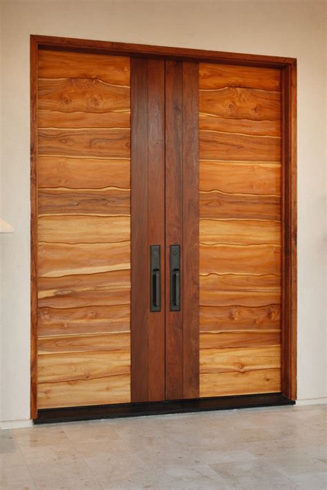 Wood Grain Front Doors