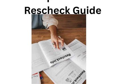 Explaining Rescheck Comprehensive Rescheck Guide Free Pdf