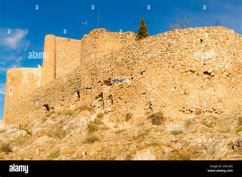 Castle of Consuegra Dated in the 10th century by the Caliphate of Cordoba on Cerro Calderico in ...